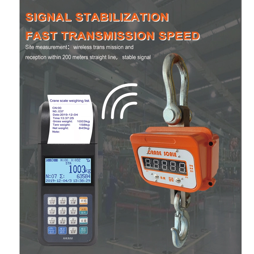OCS Electronic Digital Crane Hanging Scale មាត្រដ្ឋាន 1T -10T-Hener