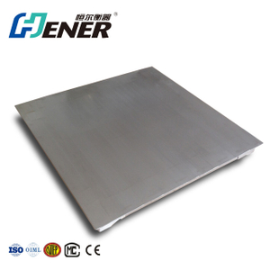 Edelstahl -Einzeldeckbodenskala