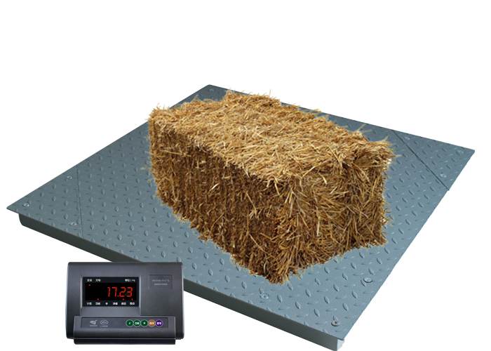 Cantar industrial de pardoseala rezistenta cu indicator LCD