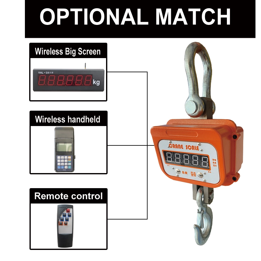OCS Electronic Digital Crane Hanging Scale មាត្រដ្ឋាន 1T -10T-Hener