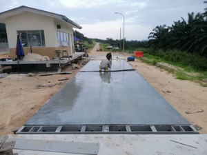 Pesa a ponte in cemento