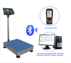 Digitale platformbankweegschaal met laag profiel